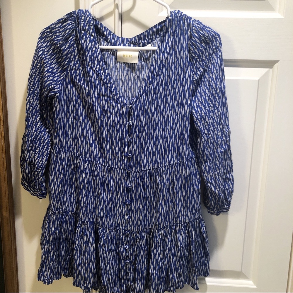 Anthropologie ruffle blouse
